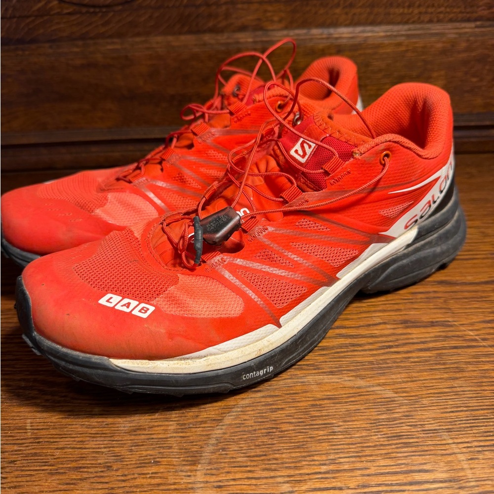 Salomon S-Lab Wings 8. Men's Premium Athletic Trail Running Shoes. Size 9.